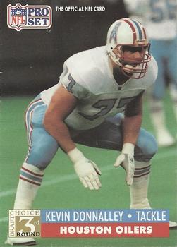 Kevin Donnalley Houston Oilers 1991 Pro set NFL #808